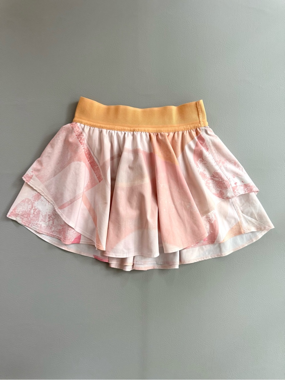 Lululemon Orange Court Rival High Rise Skirt Skort Garrogeo Women’s Size 2 W8AFU